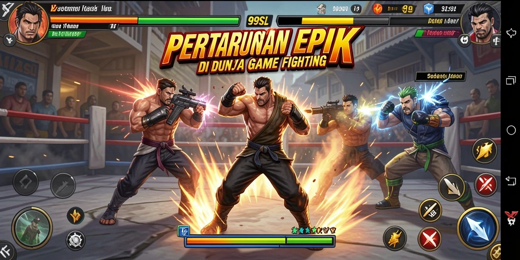 Gameplay seru dan menegangkan dari 99SL, pertarungan epik di layar.