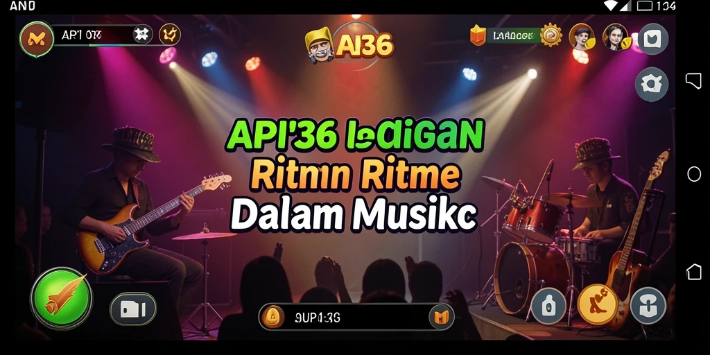 Screenshot API36 menampilkan antarmuka pengguna yang menarik saat memainkan musik.