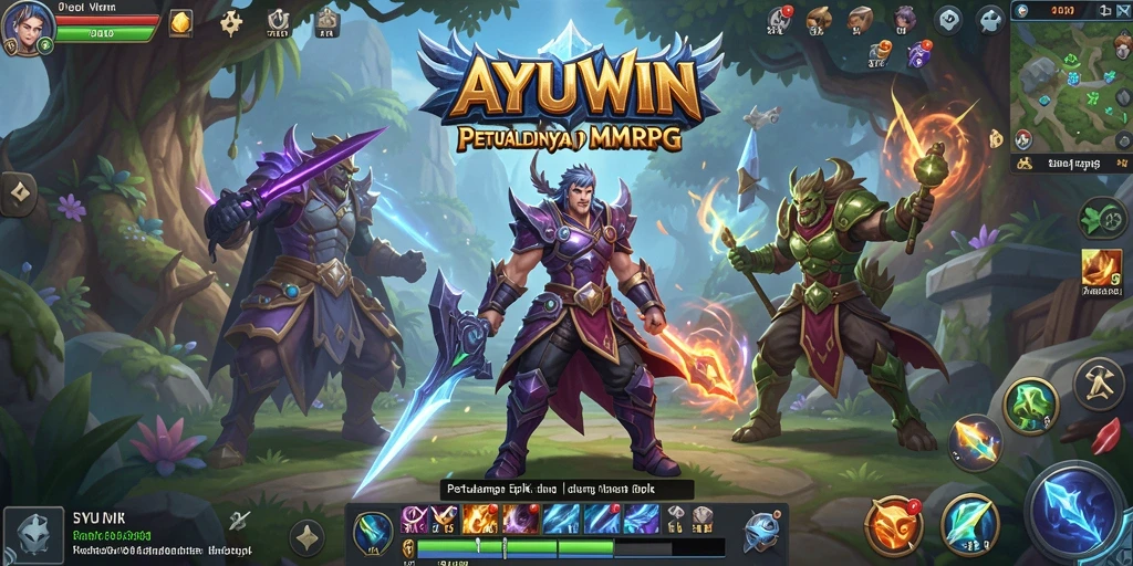 Tampilan gameplay AYUWIN yang menarik dan petualangan seru.