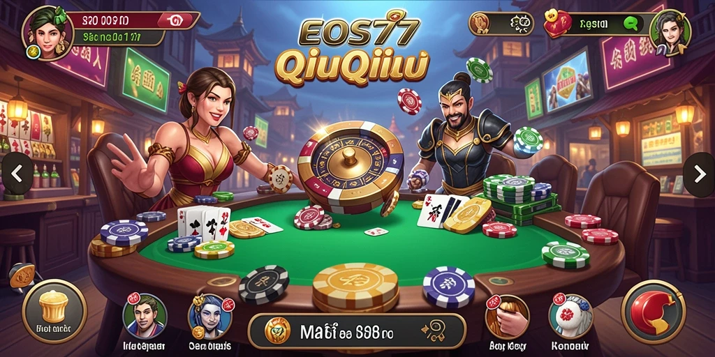 Tampilkan gameplay menarik QiuQiu di EOS77.