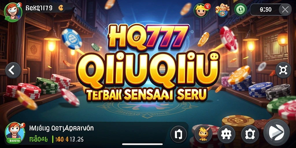 Tampilan gameplay seru HQ777 yang penuh strategi QiuQiu.