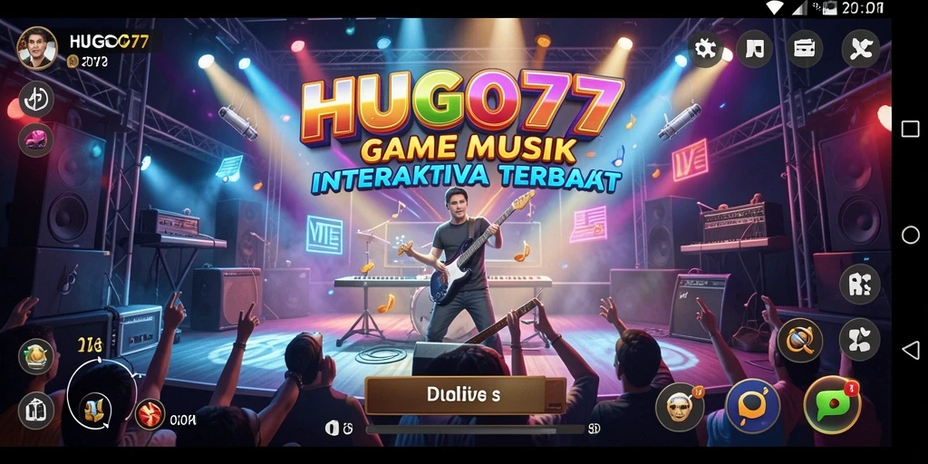 Tampilan gameplay HUGO77 yang seru dan interaktif.