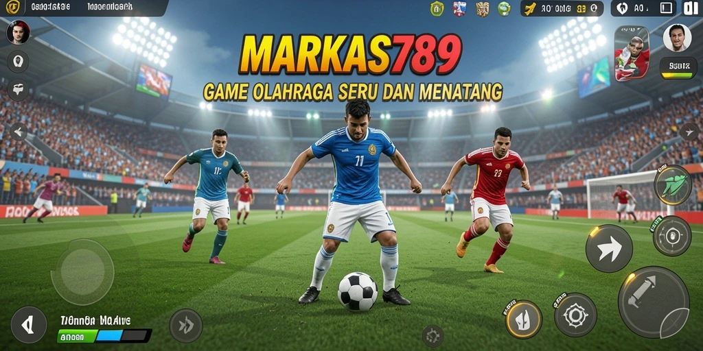 Screenshot yang menampilkan gameplay seru dari MARKAS789 di dunia olahraga.