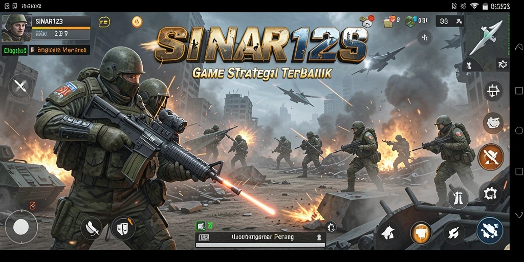 Screenshot gameplay SINAR123 dengan aksi strategis yang intens.