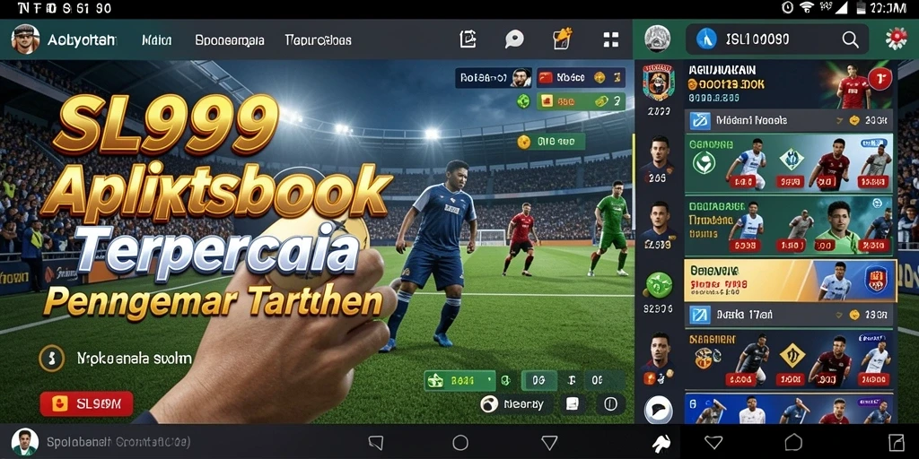 Tampilan screenshot utama SL999 saat taruhan olahraga langsung.