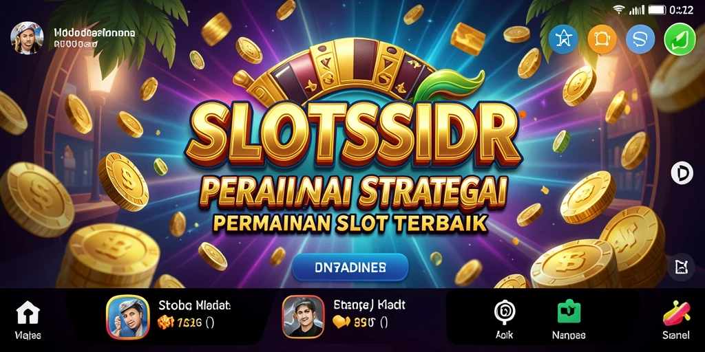 Tampilan menarik dari gameplay SLOTSIDR dengan mesin slot yang beragam.