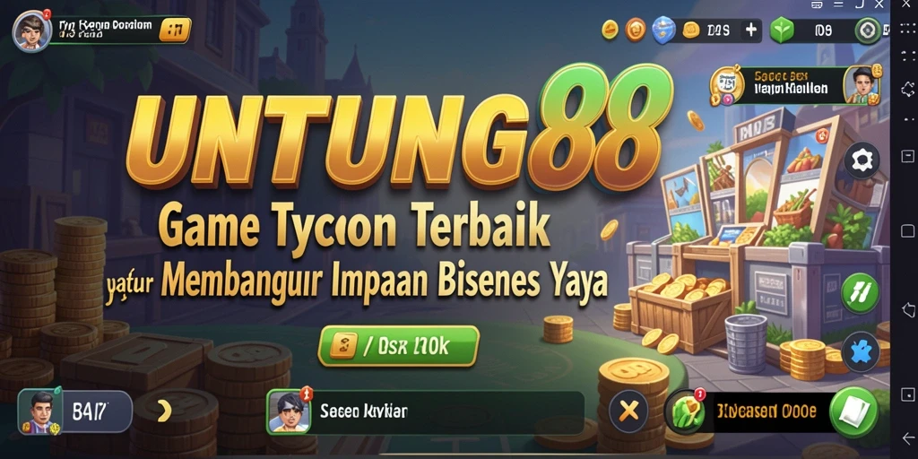 Tampilan gameplay <strong>UNTUNG88</strong> yang menarik dan penuh tantangan bisnis.