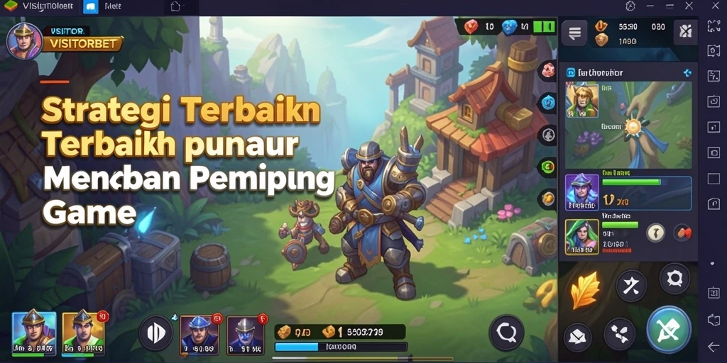 Screenshot gameplay dari VISITORBET dengan strategi menarik.
