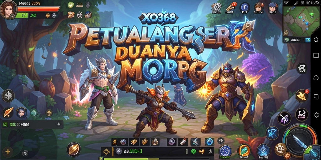 Tampilan menakjubkan dari petualangan MMORPG di XO368.